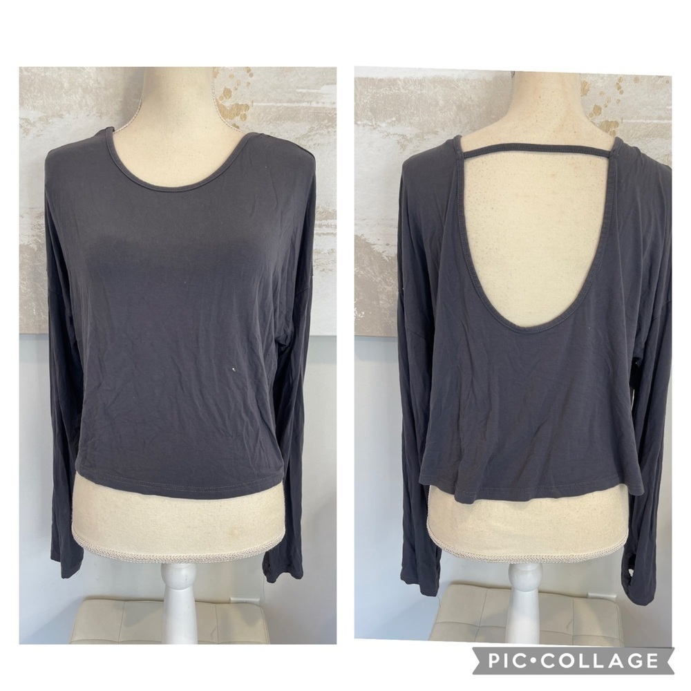 Women's Black Long Sleeve Top size large